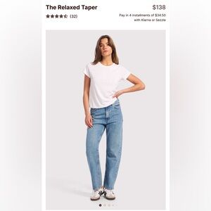 nuuds Women's Jeans The Relaxed Taper